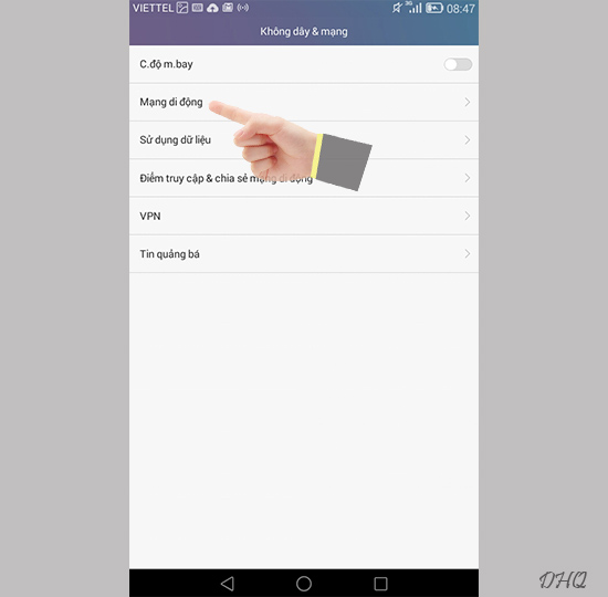 Chọn mạng di động